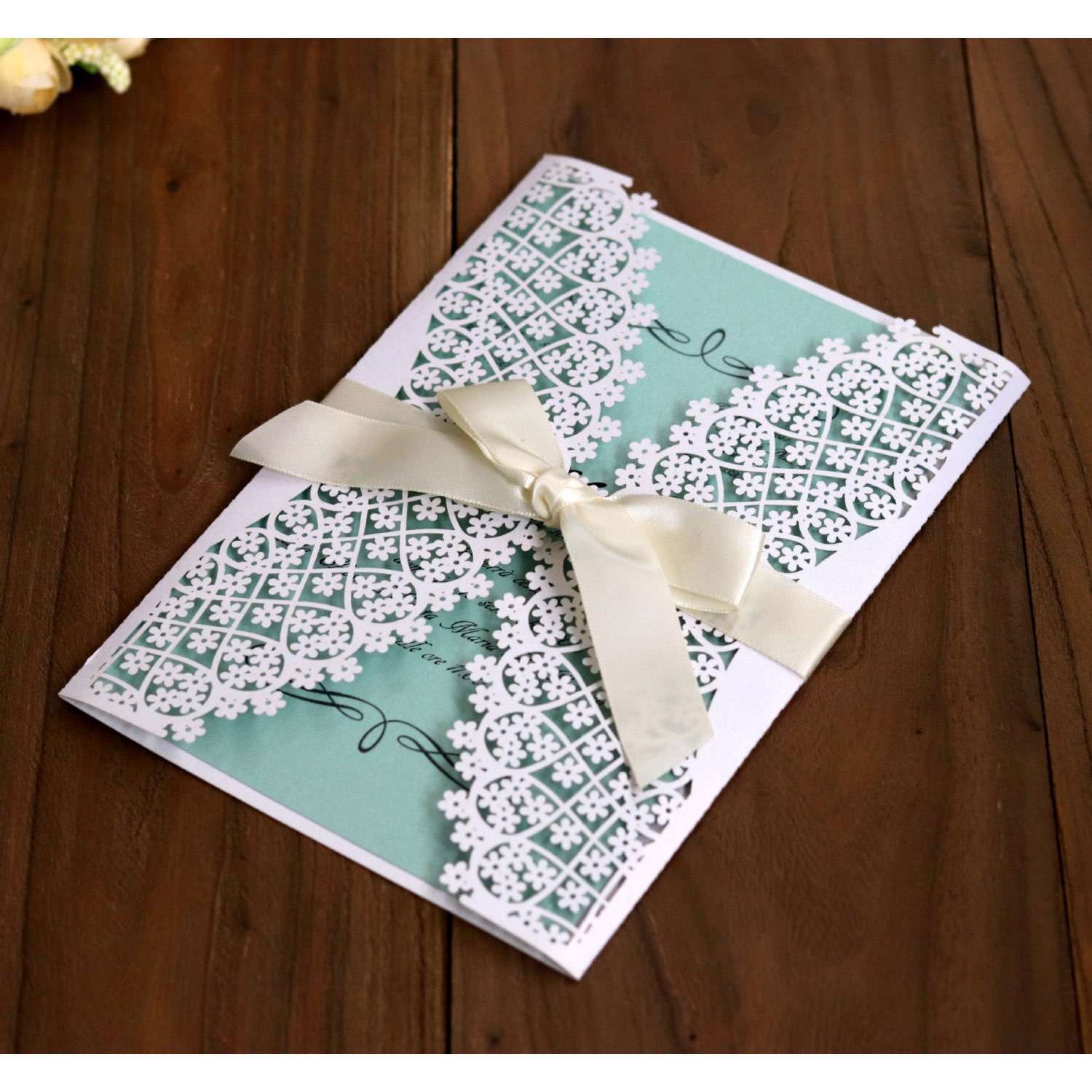 Wedding Invites Reception Card Beautiful Invitation Laser Cut Design